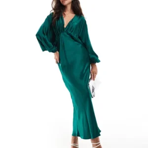 Nobody's Child Green Luella Sati Midi Dress