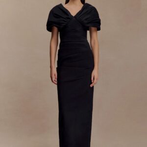 Meshki Thelma Bardot Maxi Dress