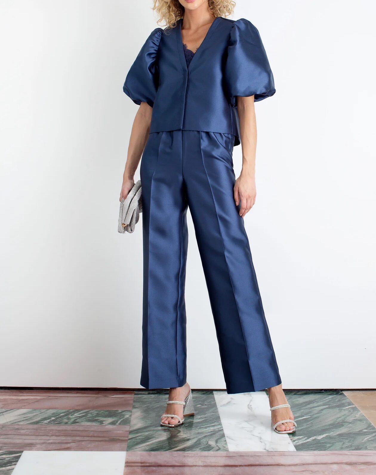 Sinead Keary The Label Navy Two Piece Suit