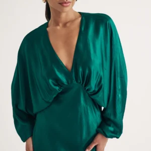 Nobody's Child Green Luella Sati Midi Dress