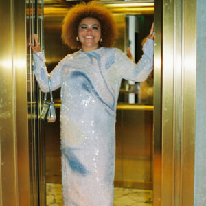 ASOS Edition All Over Sequin Long Sleeve Maxi Dress