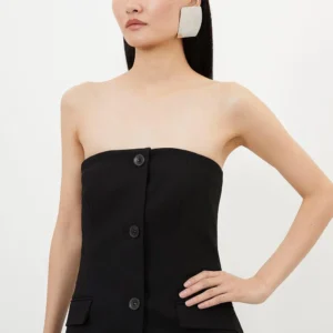 Karen Millen Tailored Button Jumpsuit