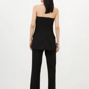 Karen Millen Tailored Button Jumpsuit